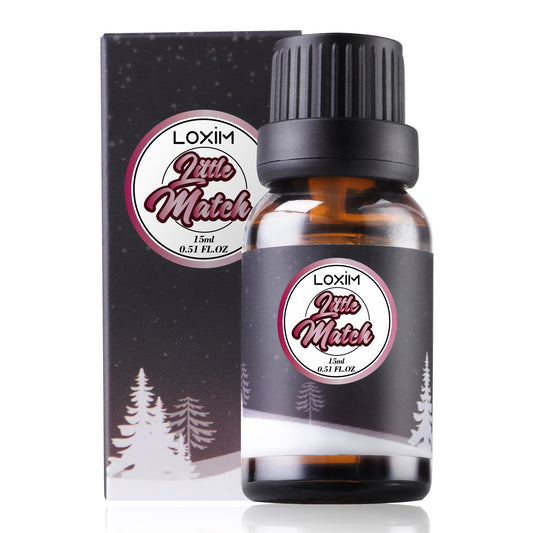 LOXIM Little Match Essential Oil Blend (Peppermint & Lime & Lemongrass) Pure and Natural for Aromatherapy Diffuser, Skin & Hair Care, Stress Relief, Relaxation, Sleep 15ml,0.51 FL.OZ