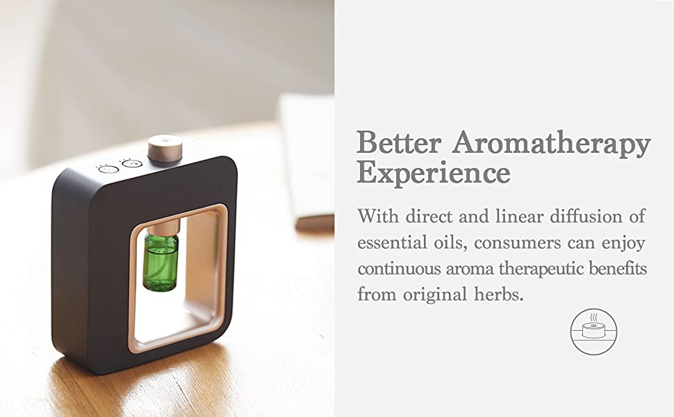 LOXIM Pride Aroma Diffuser Black & Stille Nacht Essential Oil Set Blend 15ml