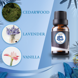 LOXIM Pride Aroma Diffuser Black & Stille Nacht Essential Oil Set Blend 15ml