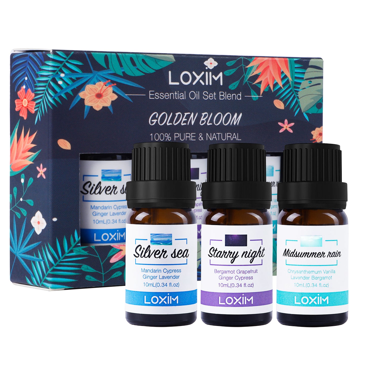 Golden Bloom Essential Oil Set